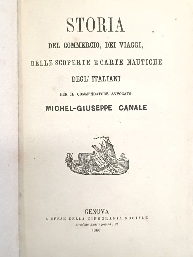 Storia del commercio, dei viaggi, delle scoperte e carte nautiche …