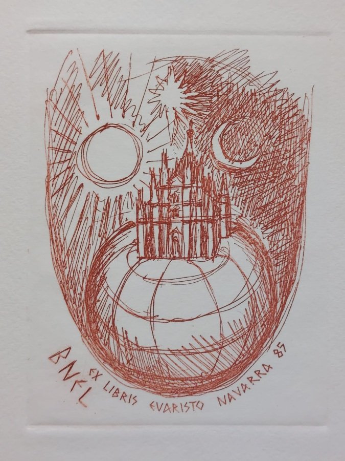 XXII Congresso internazionale dell'exlibris Frederikshavn 1988. Exlibris 10 artisti italiani.