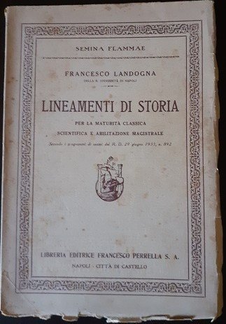 LINEAMENTI DI STORIA PER LA MATURITA' CLASSICA, SCIENTIFICA E ABILITAZIONE …