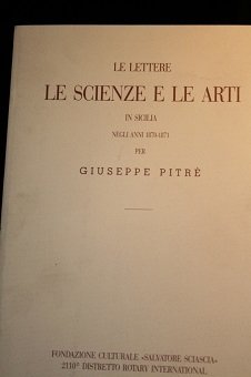 LE LETTERE LE SCIENZE LE ARTI IN SICILIA