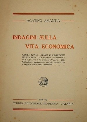 INDAGINI SULLA VITA ECONOMICA