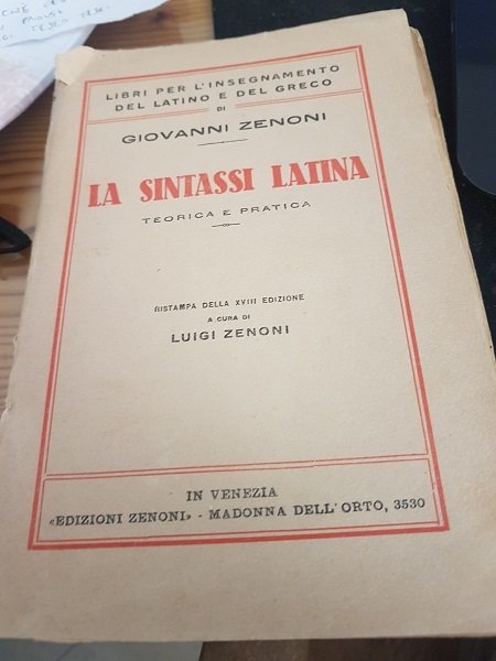 LA SINTASSI LATINA TEORIA E PRATICA