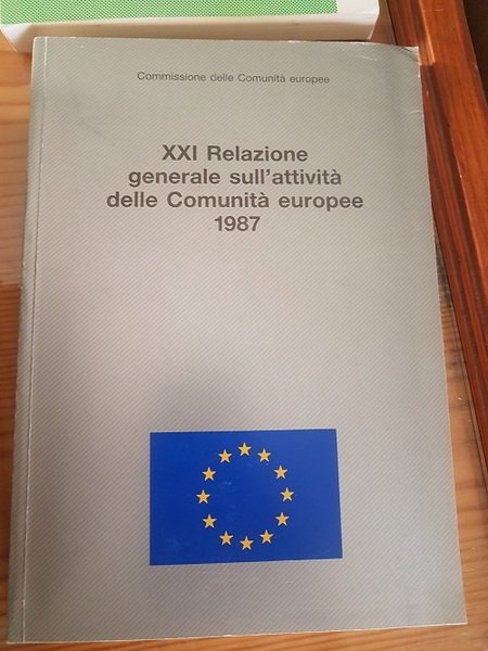 XXI RELAZIONE GENERALE SULL'ATTIVITA' DELLE COMUNITA' EUROPEE 1987