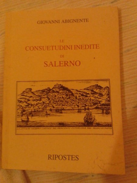 LE CONSUETUDINI DI SALERNO