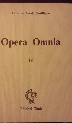 OPERA OMNIA III