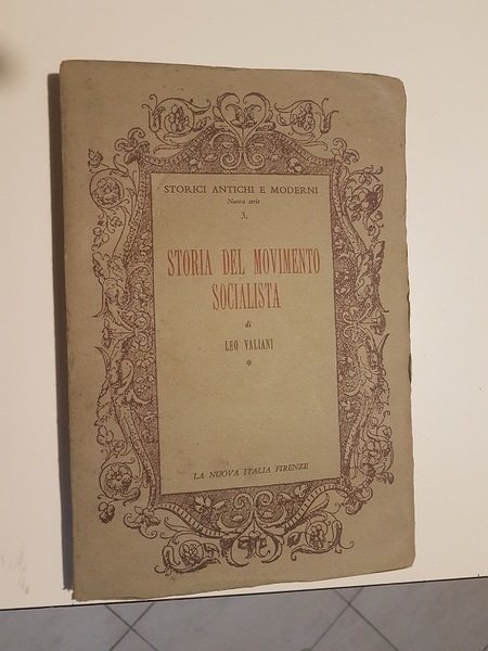 STORIA DEL MOVIMENTO SOCIALISTA L'EPOCA DELLA PRIMA INTERNAZIONALE