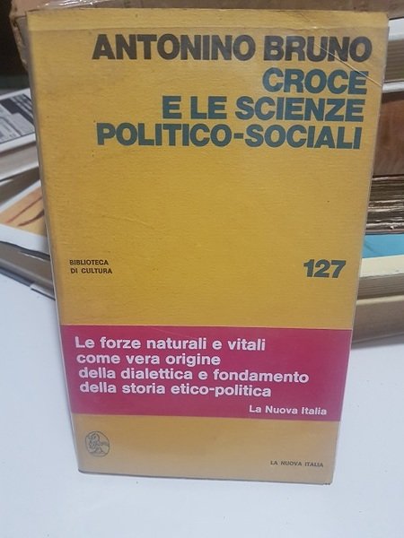 CROCE E LE SCIENZE POLITICO SOCIALI