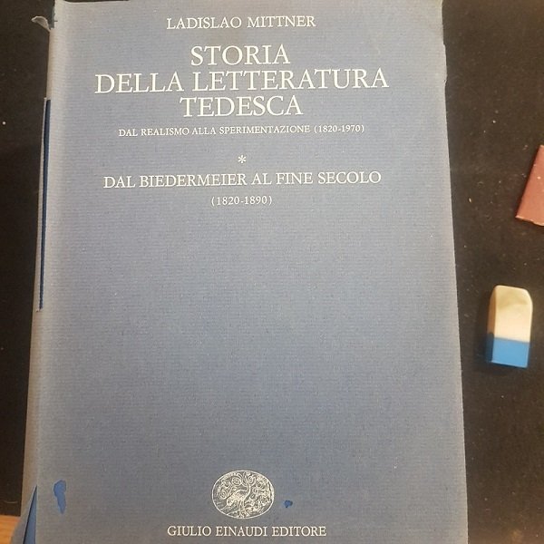STORIA DELLA LETTERATURA TEDESCA DAL REALISMO ALLA SPERIMENTAZIONE (1820-1970)