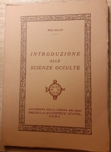 INTRODUZIONE ALLE SCIENZE OCCULTE