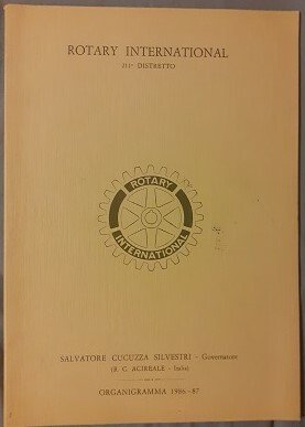 ORGANIGRAMMA 1986-87 ROTARY INTERNATIONAL 211 DISTRETTO