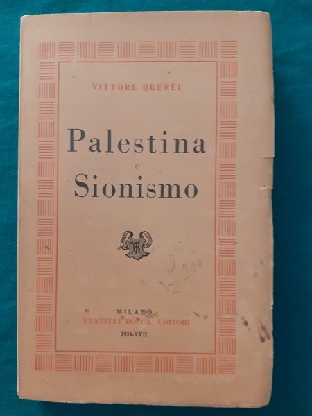 PALESTINA SIONISMO