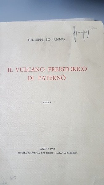 IL VULCANO PREISTORICO DI PATERNO