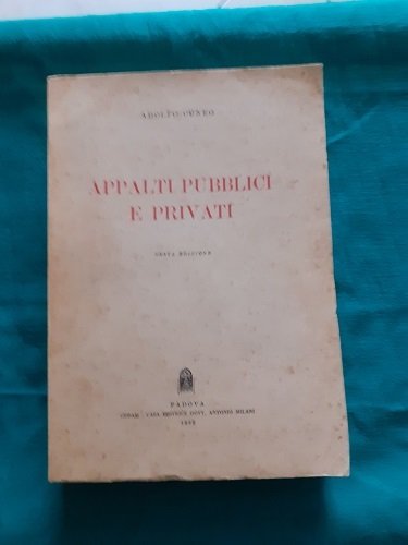 APPALTI PUBBLICI E PRIVATI