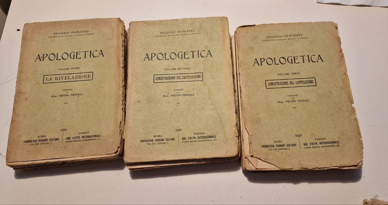 APOLOGETICA LA RIVELAZIONE DIMOSTRAZIONE DEL CRISTIANESIMO