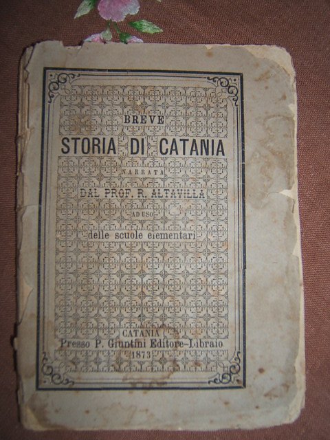 BREVE STORIA DI CATANIA.