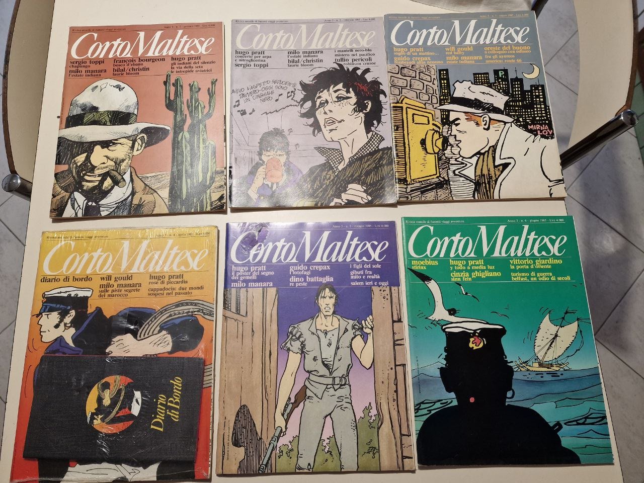 CORTO MALTESE ANNO 3 N 1 N 2 N 4