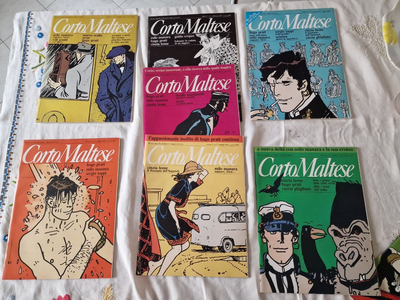 CORTO MALTESE ANNO 5 N 1 2 3 4 5 …