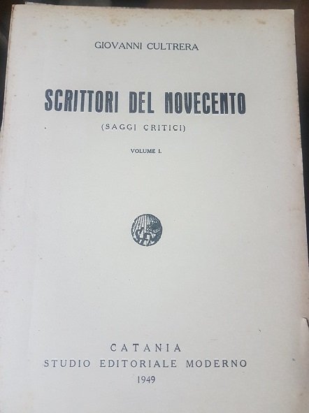 SCRITTORI DEL NOVECENTO. VOL 1