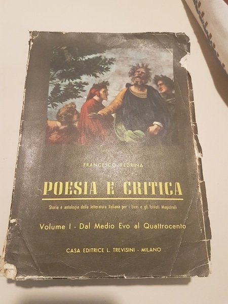 poesia e critica volume primo dal medioevo al quattrocento storia …