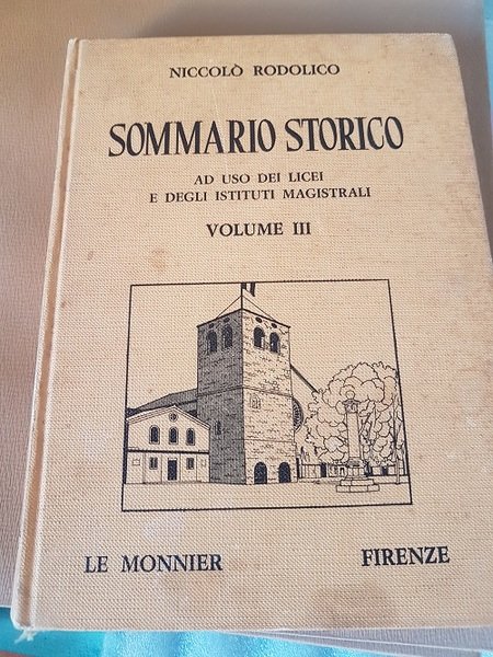 SOMMARIO STORICO