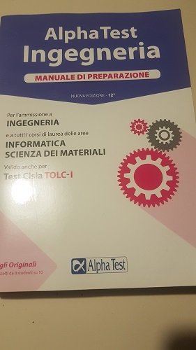 ALPHA TEST INGEGNERIA MANUALE DI PREPARAZIONE