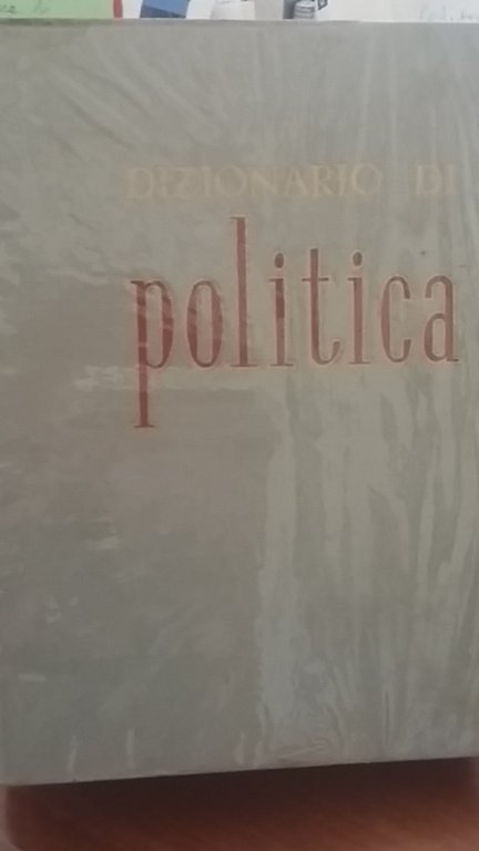 DIZIONARIO DI POLITICA.