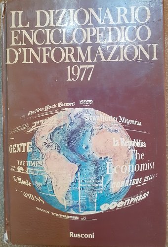 DIZIONARIO ENCICLOPEDICO D'INFORMAZIONE 1977