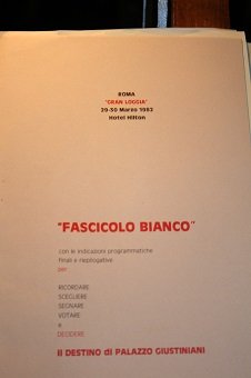 FASCICOLO BIANCO, CON LE INDICAZIONI PROGRAMMATICHE FINALI E RIEPILOGATIVE PER …