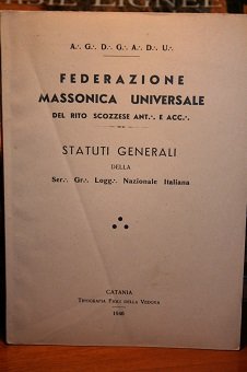 FEDERAZIONE MASSONICA UNIVERSALE DEL RITO SCOZZESE ANT. E ACC. DELLA …