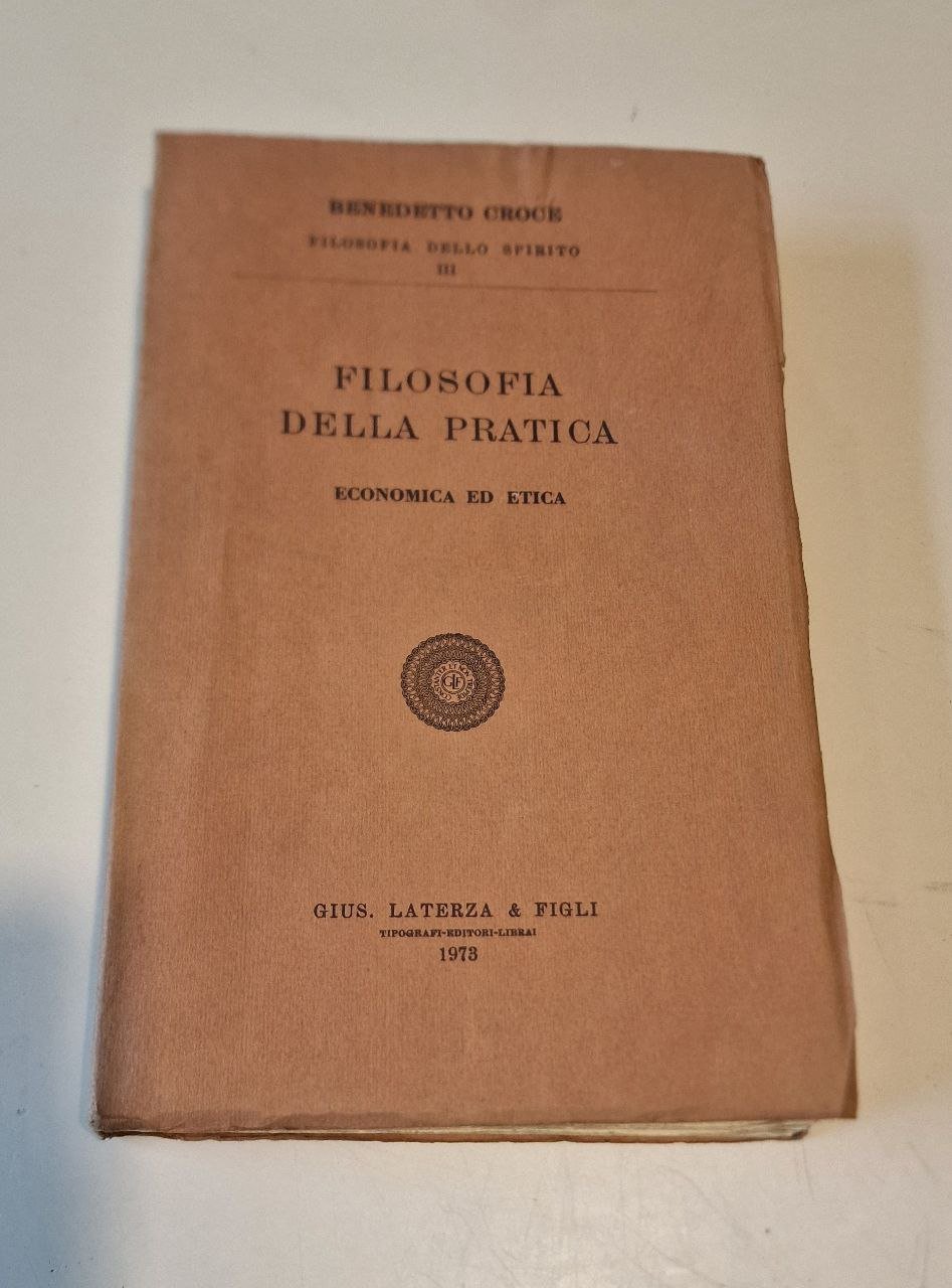 FILOSOFIA DELLA PRATICA ECONOMIA ED ETICA