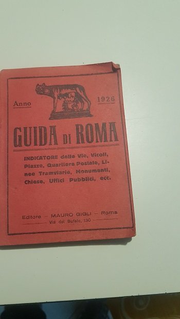 GUIDA DI ROMA ANNO 1926