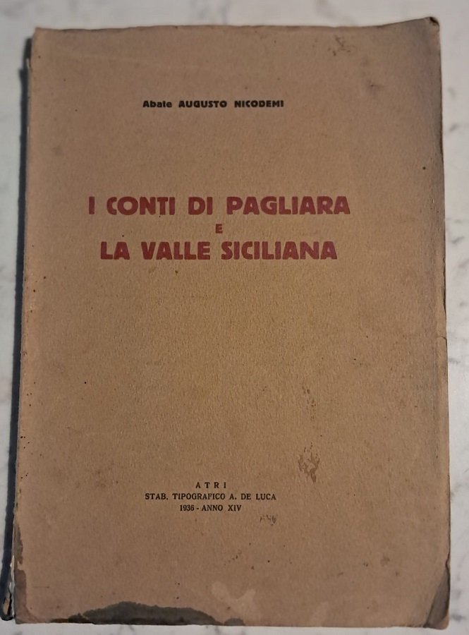 I CONTI DI PAGLIARA E LA VALLE SICILIANA