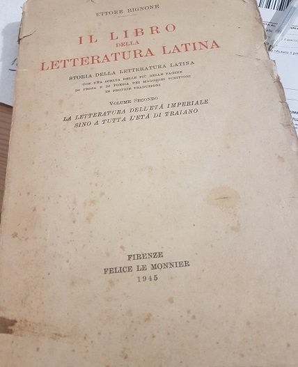 IL LIBRO DELLA LETTERATURA LATINA VOLUME SECONDO LA LETTERATURA DELL'ETA …