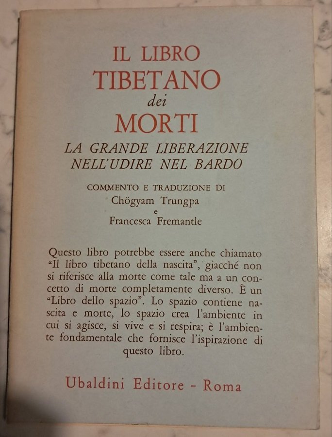 IL LIBRO TIBETANO DEI MORTI