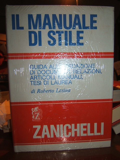 IL MANUALE DI STILE. GUIDA ALLA REDAZIONE DI DOCUMENTI, RELAZIONI, …