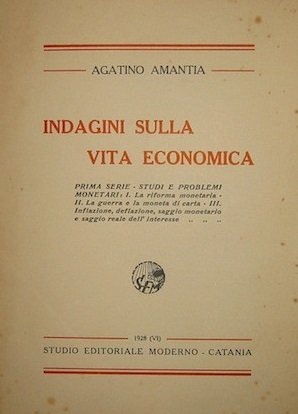 INDAGINI SULLA VITA ECONOMICA