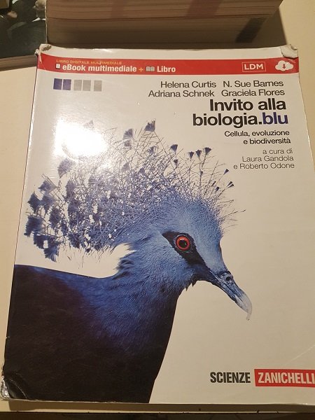 invito alla biologia.blu cellula evoluzione e biodiversita