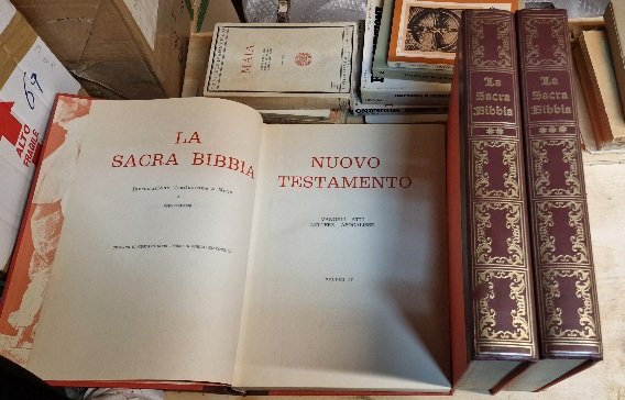 La sacra bibbia nuovo e antico testamento