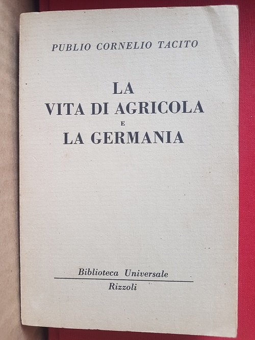 LA VITA DI AGRICOLA E LA GERMANIA