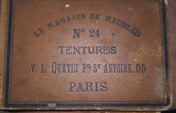 LE MAGASIN DE MEUBLES N? 24 TENTURES V. L. QUETIN …