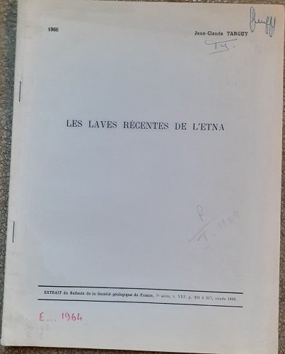 LES LAVES RECENTES DE L'ETNA