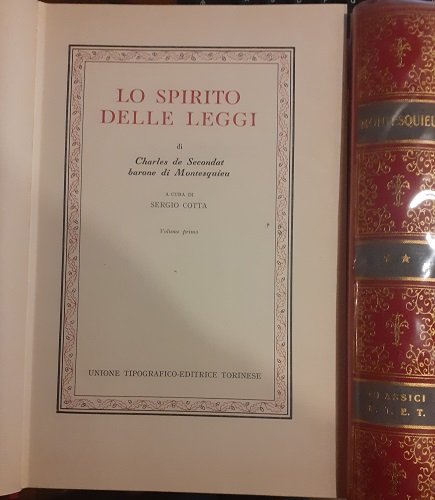 LO SPIRITO DELLE LEGGI