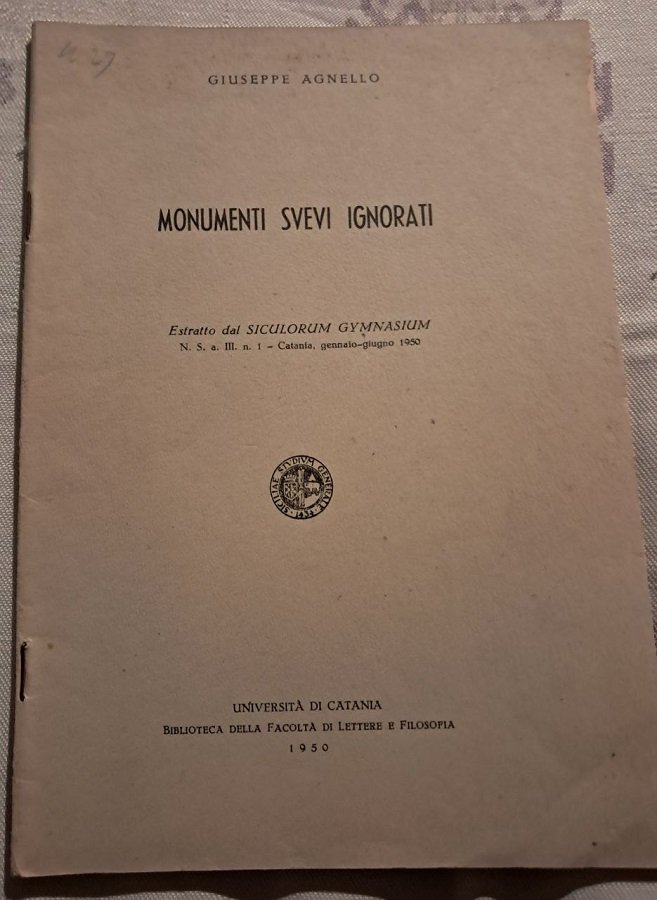 MONUMENTI SVEVI IGNORATI