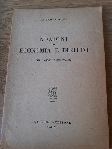 NOZIONI DI ECONOMIA E DIRITTO