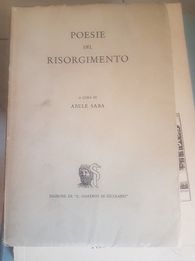 POESIE DEL RISORGIMENTO.