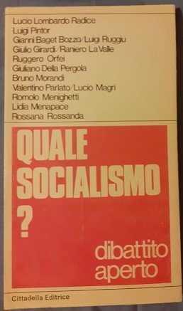 QUALE SOCIALISMO DIBATTITO APERTO