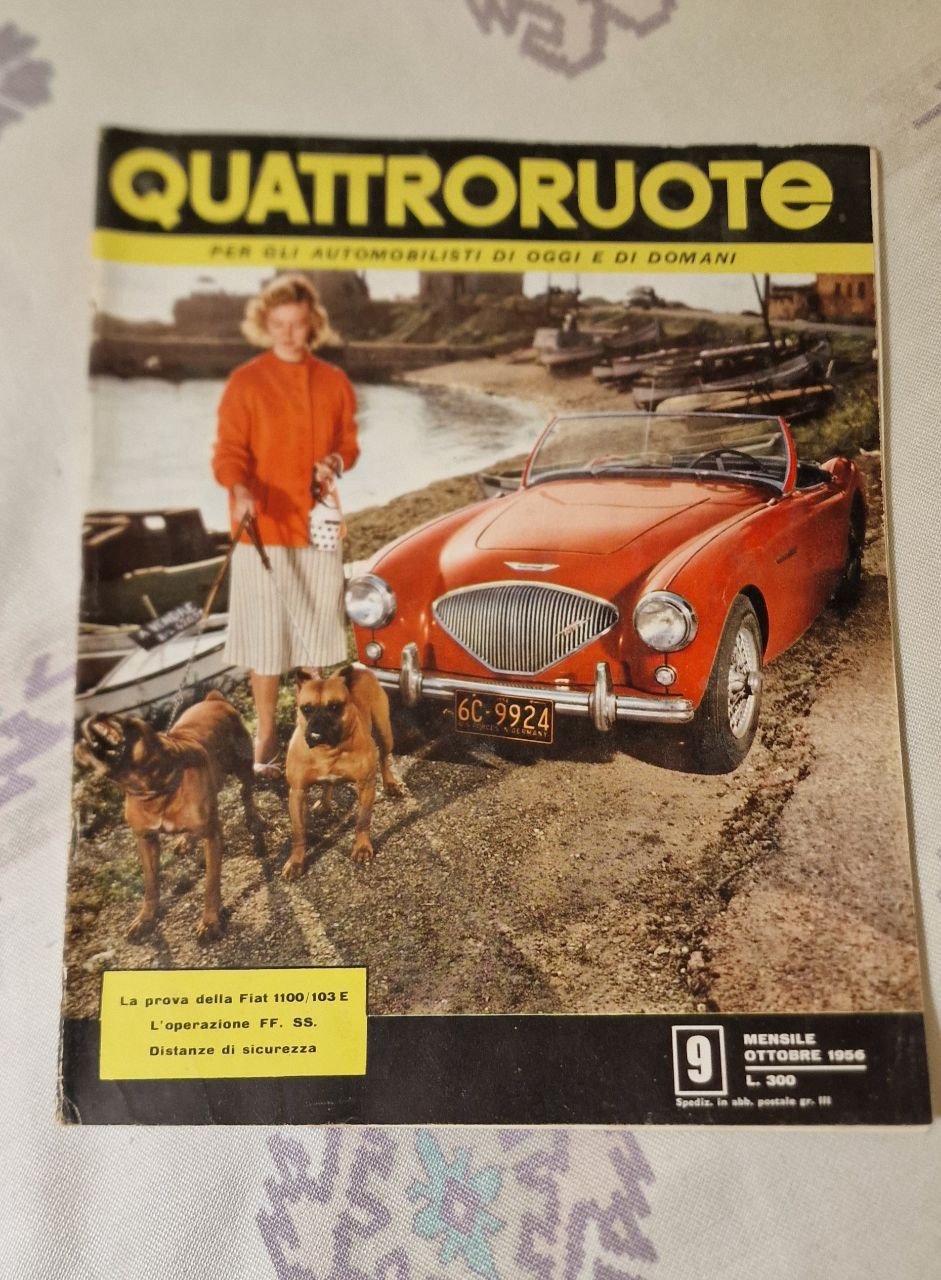 quattroruote n 9 anno 1956 ottobre