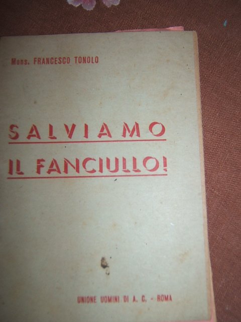 SALVIAMO IL FANCIULLO!