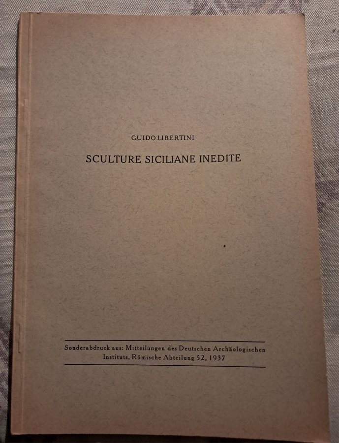 SCULTURE SICILIANE INEDITE