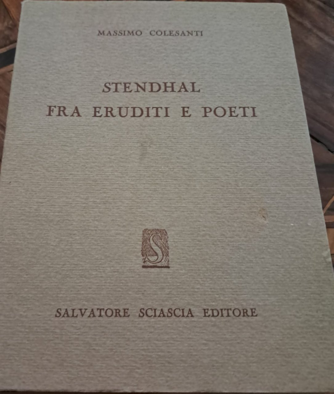 STENDHAL FRA ERUDITI E POETI